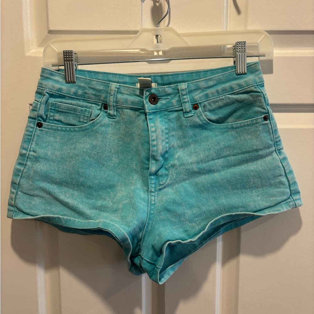 Forever 21 Premium Denim Blue Shorts